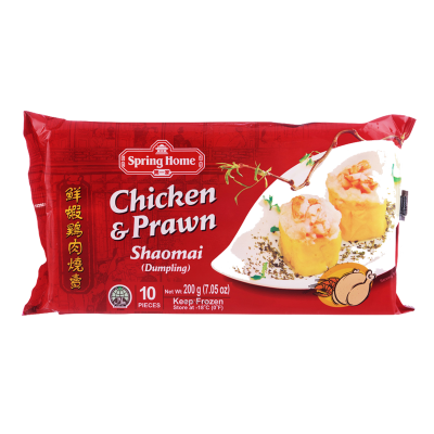 SPRINGHOME Chicken & Prawn Shaomai (10 PCS)