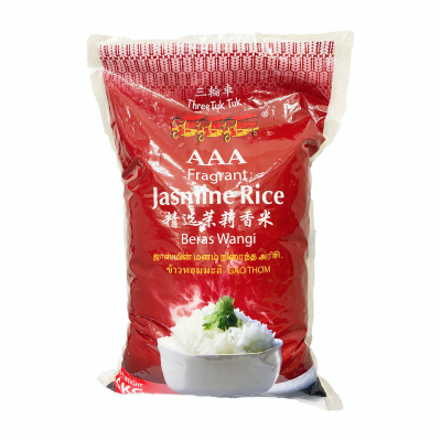 THREE TUK TUK Jasmine Rice (5KG)