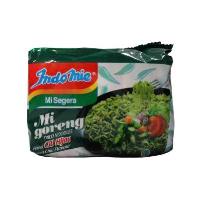 INDOMIE Instant Noodles Green Chilli  (85G x 5)