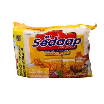 MI SEDAAP Instant Noodles Crispy Chicken (88g X 5)