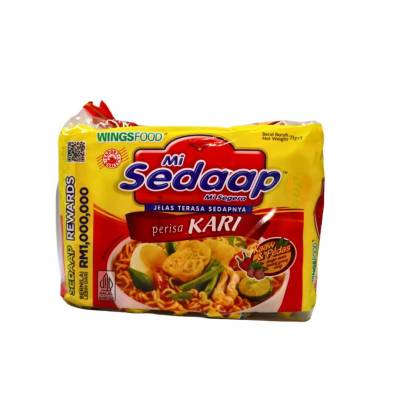 MI SEDAAP Instant Noodles Curry (73G x 5)