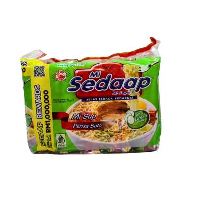 MI SEDAAP Instant Noodles Soto (75G x 5)