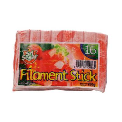 SRI SEGAR Crab Filament Sticks (16 STICKS)