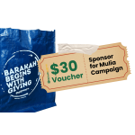 Sponsor $30 Voucher for Mulia Campign