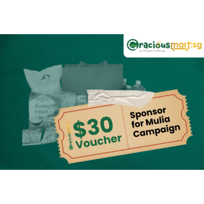 Sponsor $30 Voucher for Mulia Campign